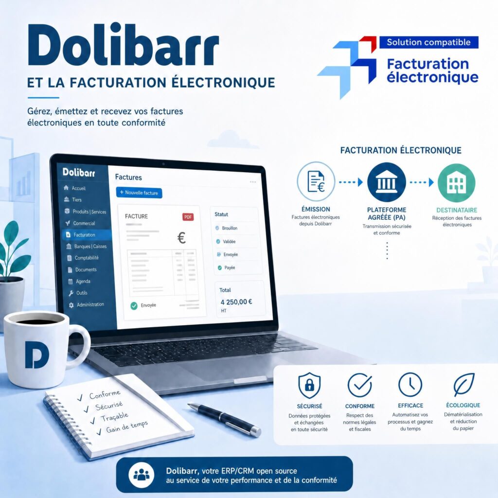 Dolibarr solution compatible facturation électronique